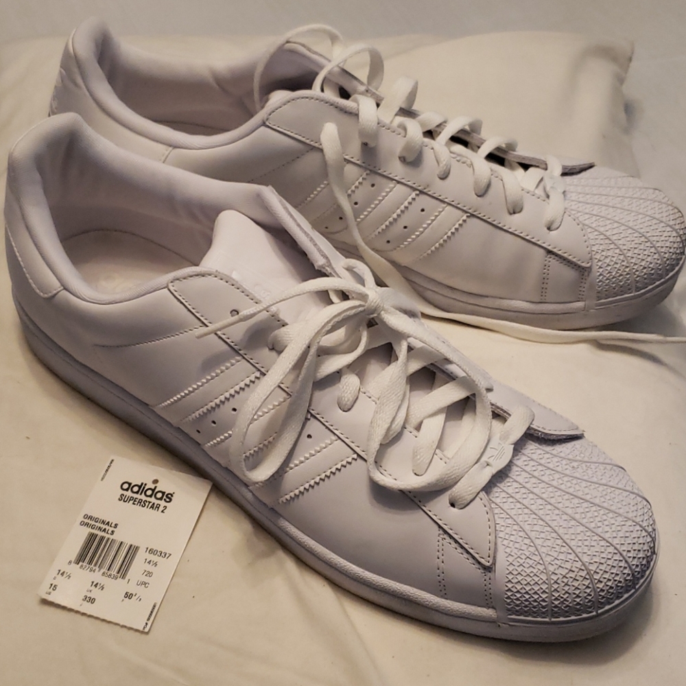 Adidas men's Superstar II basketball shoes